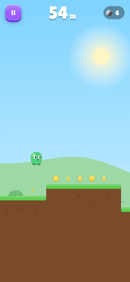 Dash Runner gameplay on a phone