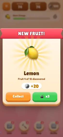 Merge Fruits gameplay screenshot
